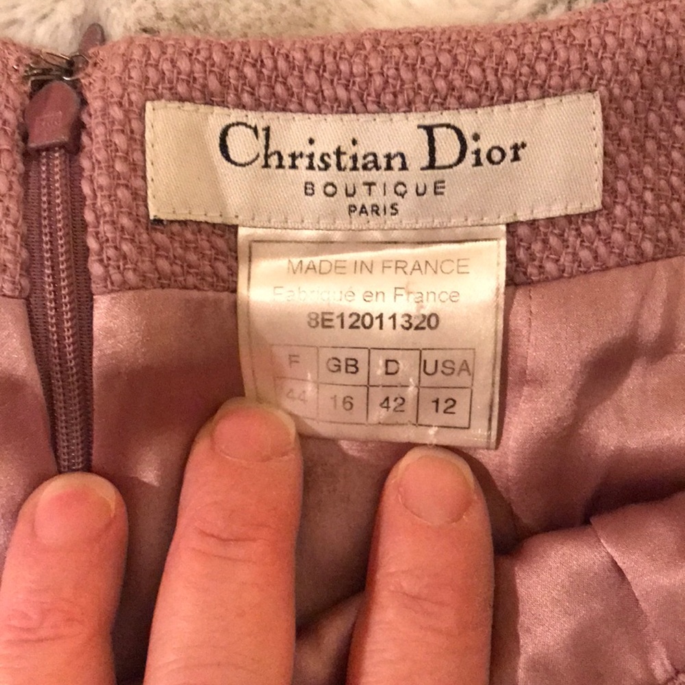 Vintage Dior pencil skirt